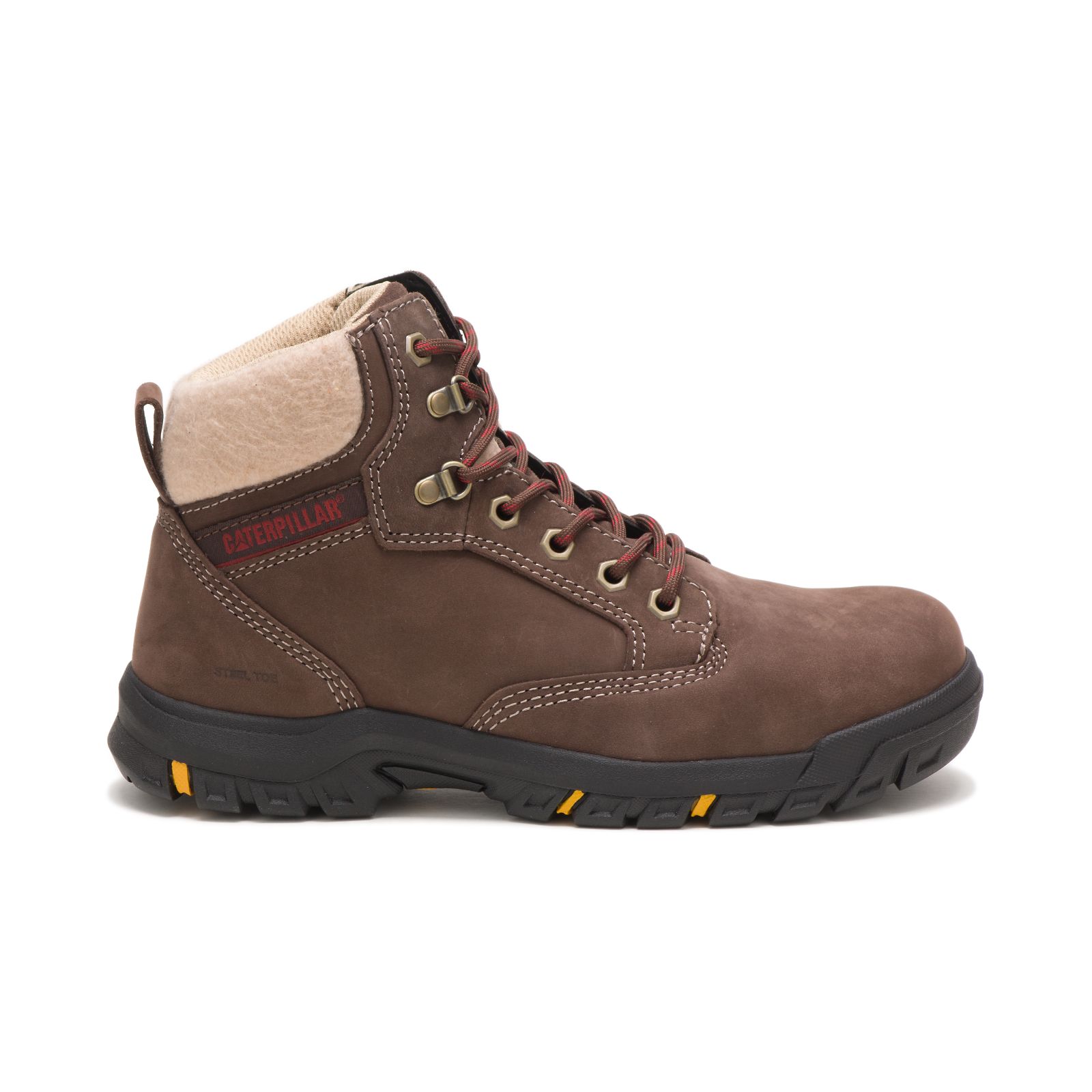 Caterpillar Tess Steel Toe Philippines - Womens Work Boots - Chocolate 67239UXHS